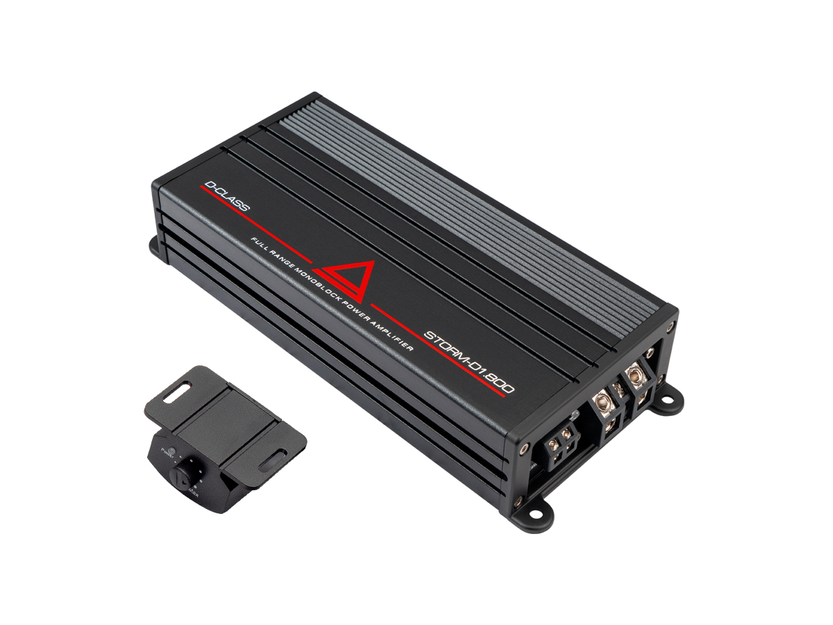 AurA | STORM-D1.800  | ШИРОКОПОЛОСНЫЙ, 1x800w (1Ohm), BAND-PASS фильтр, ДУ, компактный | превью 1