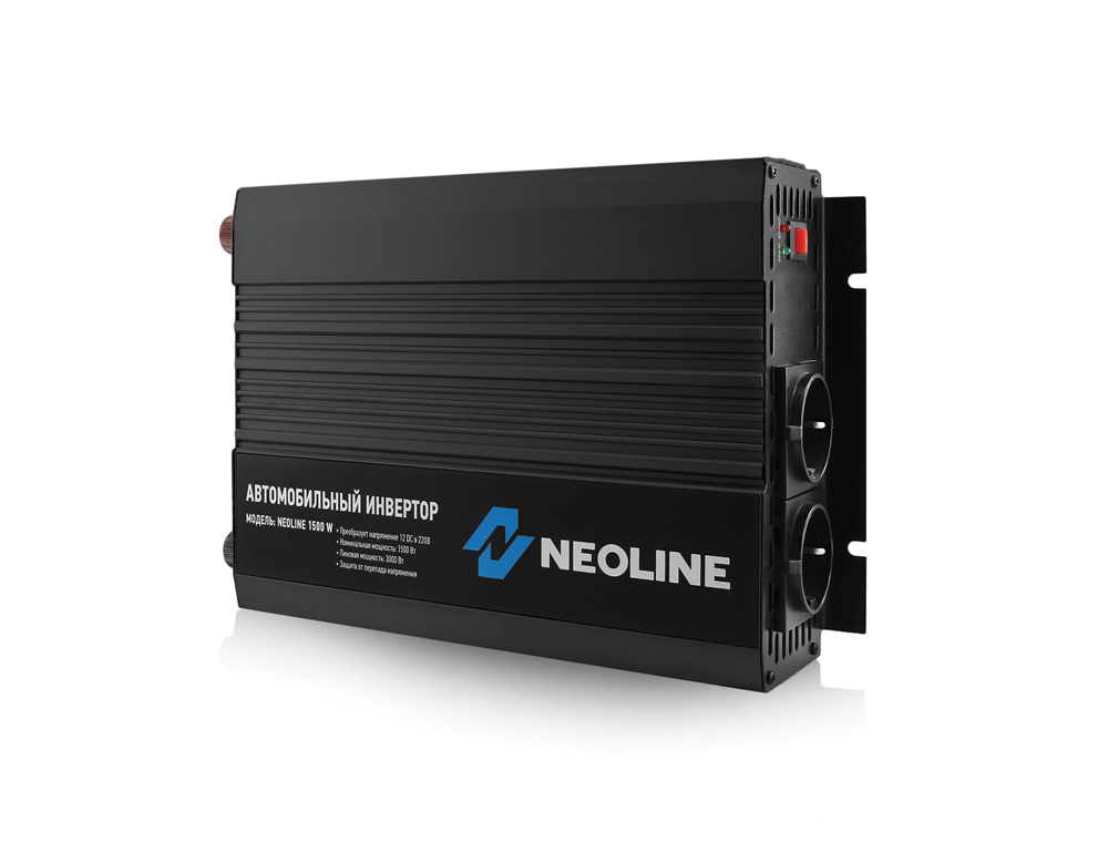 Neoline | 1500W | Преобразователь напряжения 12V-220V, 1500Вт (Пик 3000Вт), порт USB | превью 2