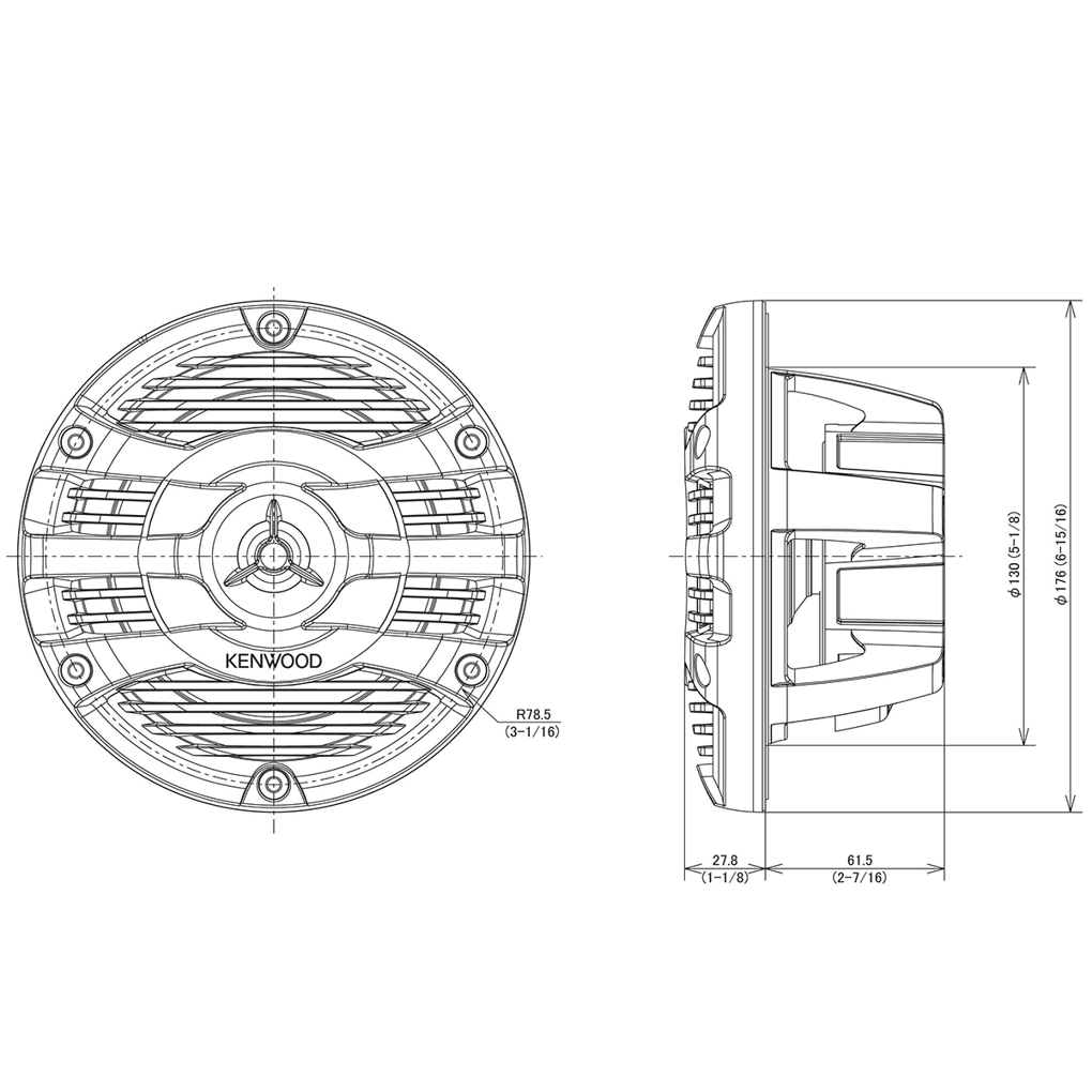 Kenwood | KFC-1653MRW |  | превью 3