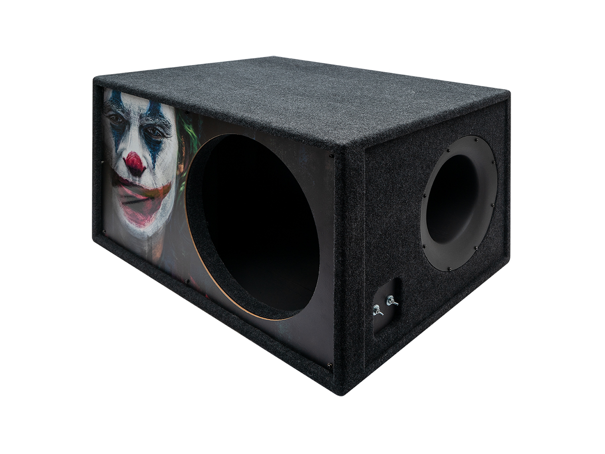 D/S/D | Короб 12"  ФАНЕРА  |  Корпус АЭРОГРАФИЯ  JOKER фазоинвертор 160 мм , 65л | превью 2