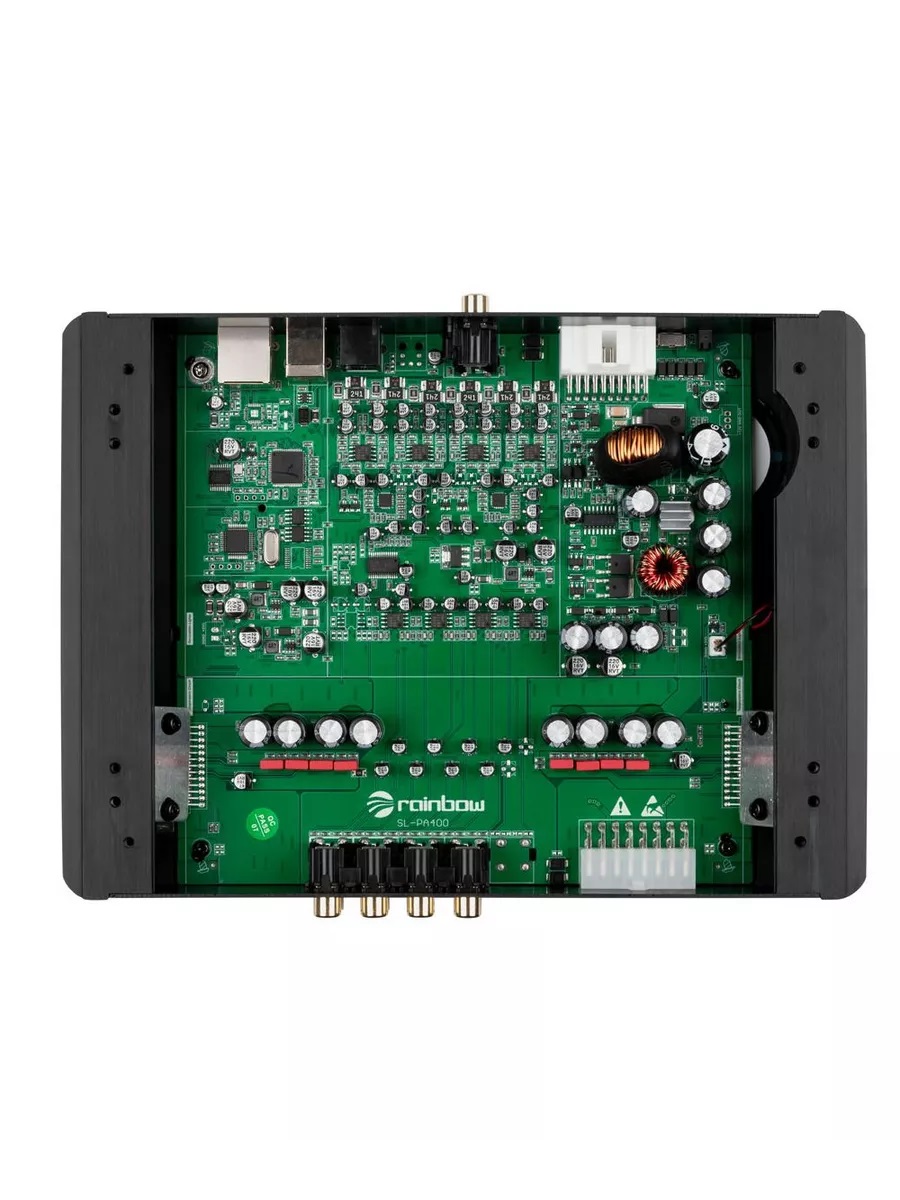 Rainbow | SL-PA400 | DSP 8 каналов (Hi-input 6 каналов, 2RCA IN,8RCA OUT) 8*55Вт, RemControl IN, | 4