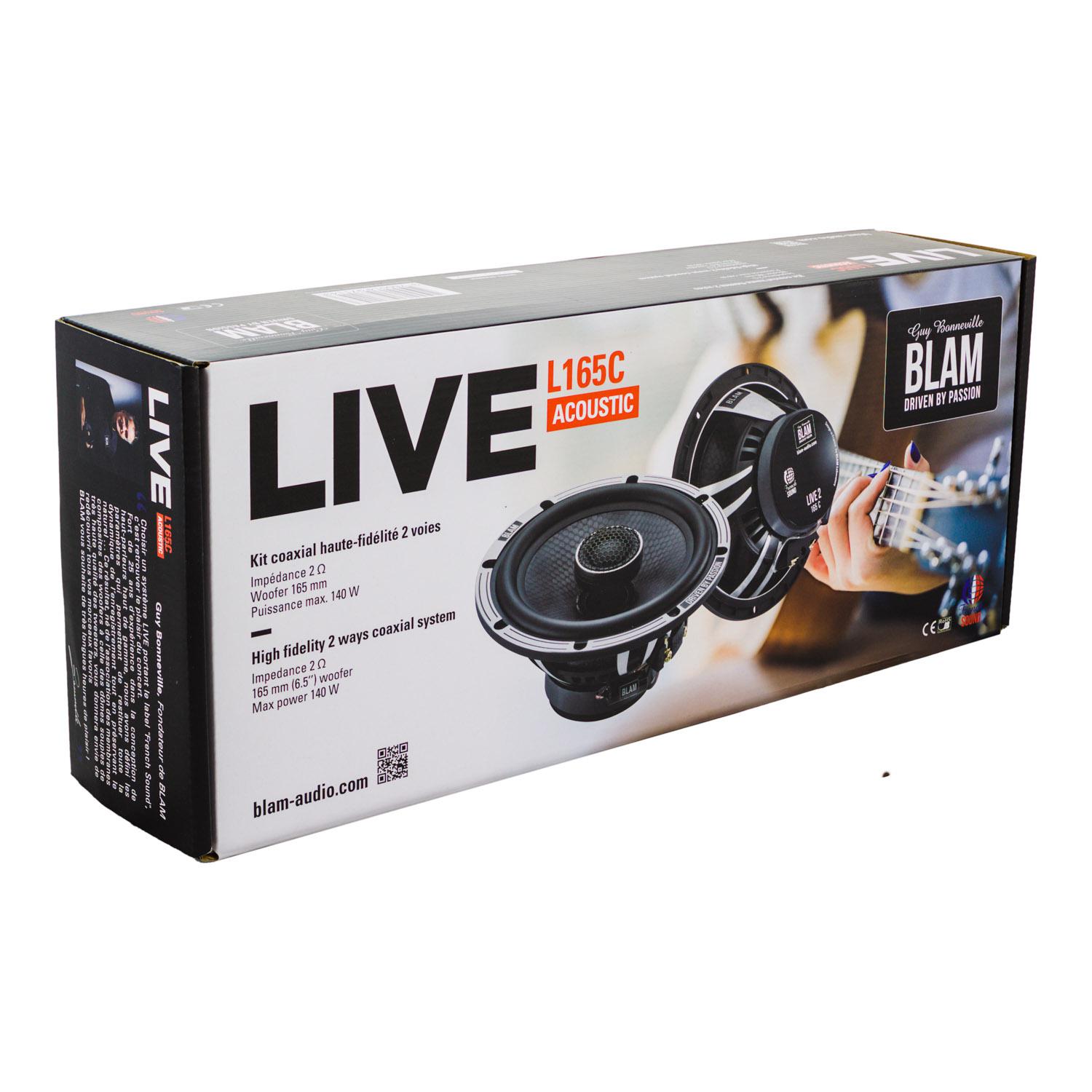 BLAM | L165C | 2-х полос.коаксиальная акустика,6,5" (16см),70/140Вт, 60Гц-25кГц, 2Ом, 94 дБ | 5