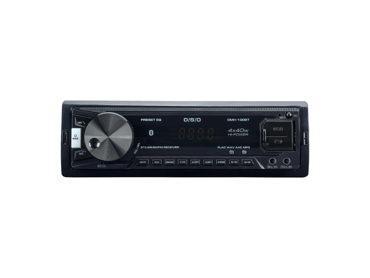 D/S/D | DMH-100BT | 4x40w, FLAC, 2xUSB/BT, APP, 1 пара RCA, синяя подсветка | превью 1