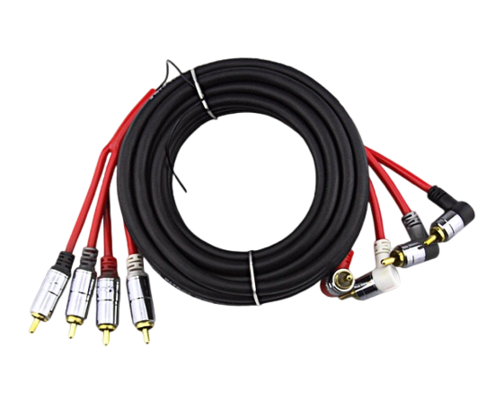 Ural | УРАЛ ТТ КМ 4RCA-ТТ5М | RCA кабель 5м, 4 канала | 1