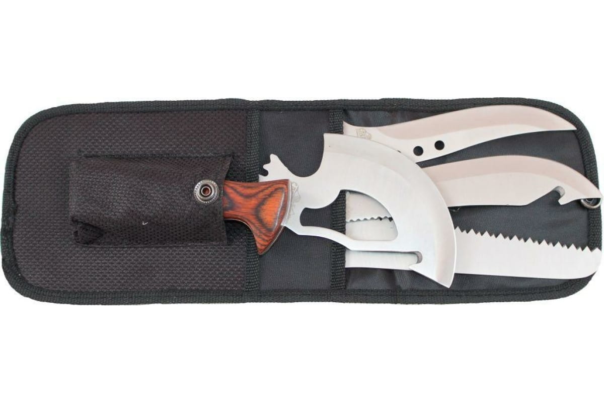 СЛЕДОПЫТ | TSP-C01 | Набор туристический: пила,топор,нож в чехле| превью 3