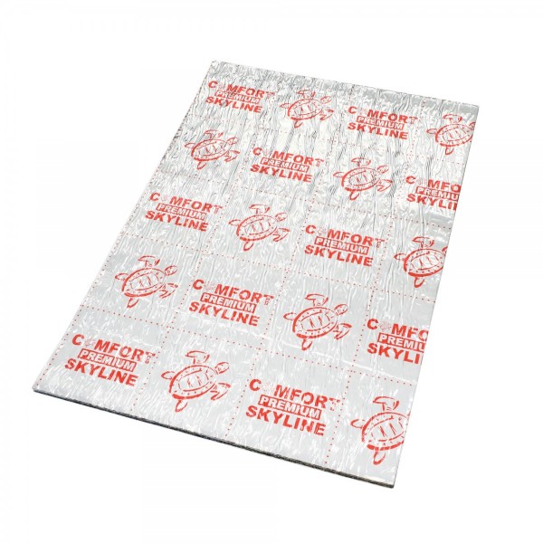 Comfort | SkyLine | Звукопоглотитель с клеевым слоем 7мм, лист 0.35 х 0.5м - 8л в пачке | превью 1