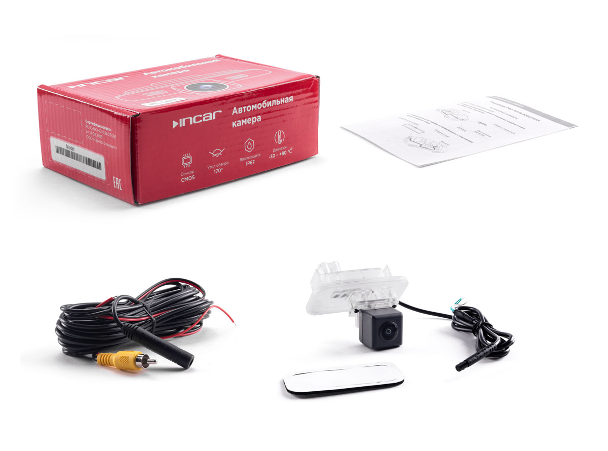 Camera | Toyota Incar VDC-211FHD | Toyota Camry 2017+ крепл вместо фонаря,  0,2LUX, PAL/NTSC,170гр | превью 2