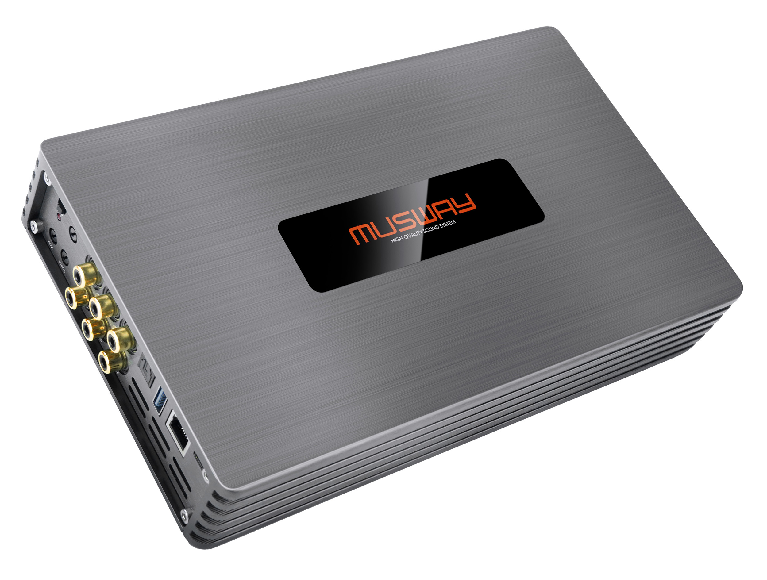 MUSWAY | M8 | 8 канальный усилитель со встроенным 12кан. DSP 6х80+2x120Вт превью 1