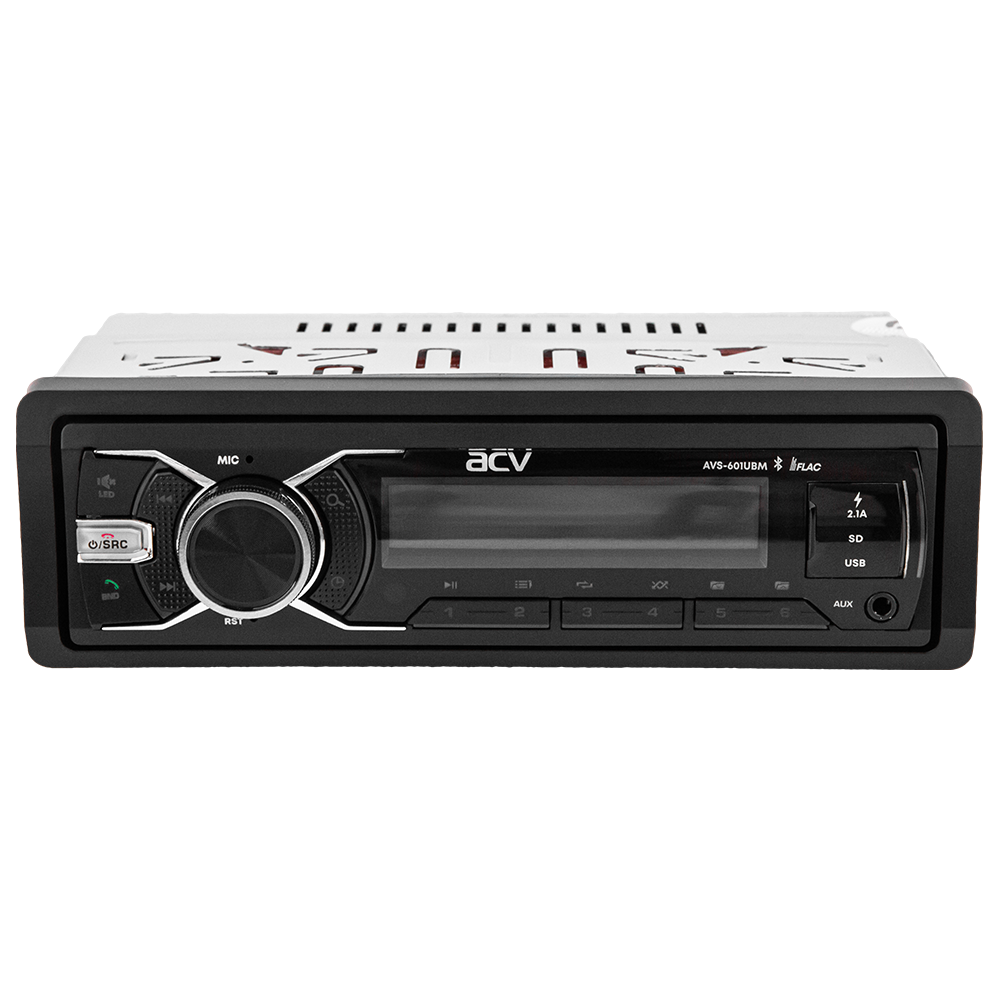 ACV | AVS-601UBM | мультицвет/USB/SD /FM/AUX , 5 зон подсветки | превью 2