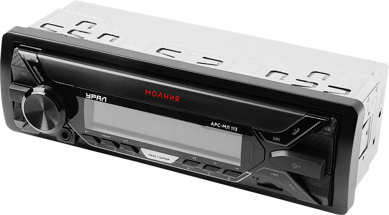 Ural | Урал МОЛНИЯ АРС-МЛ 113 | 4*25Вт, BT, USB, RCA, AUX, красные кнопки, приложение | превью 2