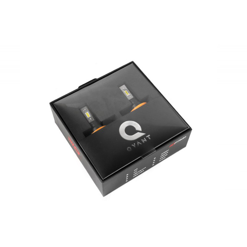 OPTIMA | H3 LED QVANT | СУПЕР КОМПАКТ  5000K , 12-24V МИНУС НА КЛЕПКЕ! комплект 2 шт. | превью 3