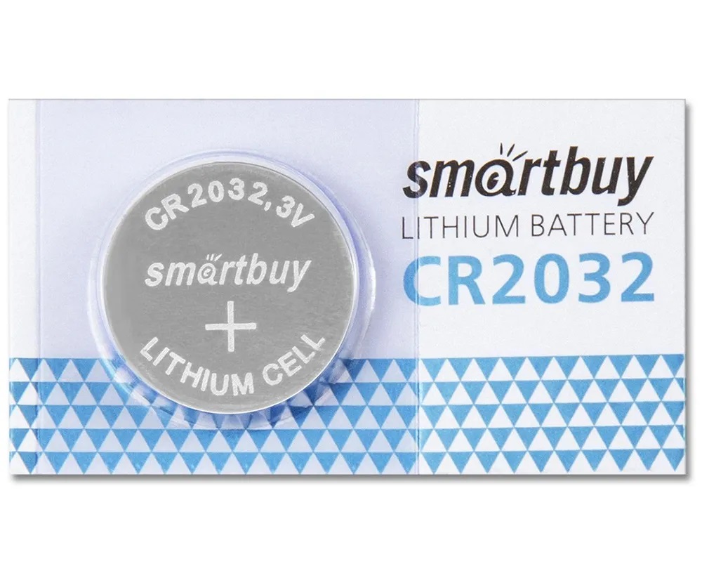 SMARTBUY | CR2032 | Батарейка SMARTBUY 5шт. ЦЕНА ЗА 5 ШТ. | 3