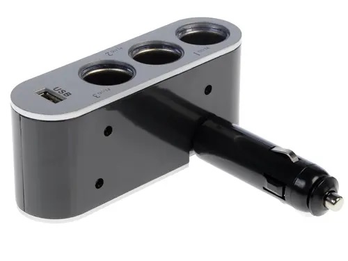 Mystery | MCU-3U | разветвитель прикуривателя для 3-х устройств + USB 5V, 12В / 24В  | превью 1