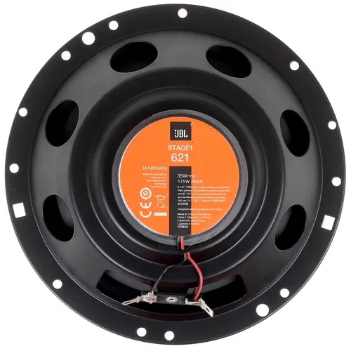 JBL | STAGE1 621 | 6" (16cm), 2-х полосная, коаксиальная,  с Сеткой, Глубина 48,5 мм | 4