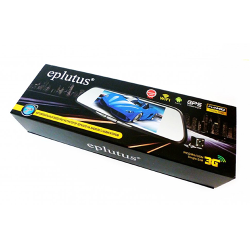 Eplutus | D30 | Зеркало 2 камеры Wi-Fi, 3G  Full HD1920x1080, 170гр., 7.0" экран | 4