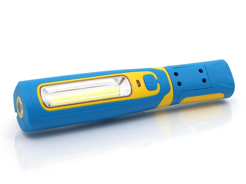 DolleX | FIS-12 |Фонарь инспекционный на аккум. Li-ion 3.7V 2200mA, COB (3W)+1хLED, магнит, крючок| превью 1