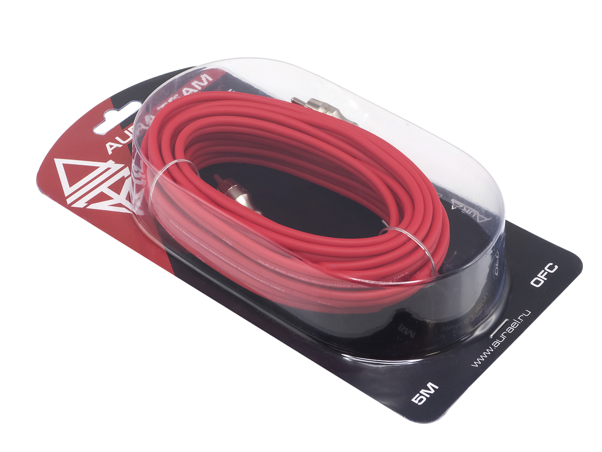 AurA | RCA-B25 SE | RCA-кабель 5 метров, 2 канала, бескислородная медь (OFC), двойной экран | превью 2