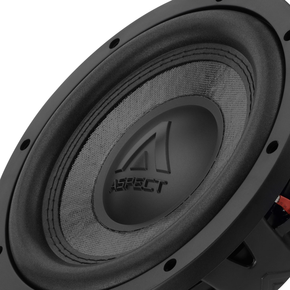 Aspect | GLW-8D2 FLAT | Сабвуферный динамик 8" (20см), RMS 300Вт, VC1.75", 2+2Ом  | 4
