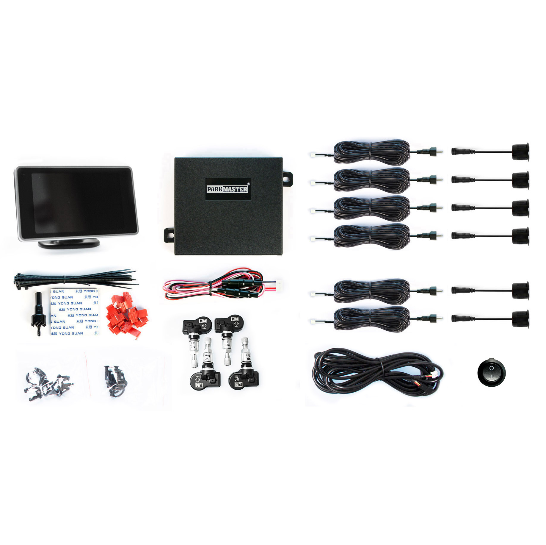 Parkmaster | TP-62-BLACK | с 4мя внутренними датчиками+6 датчиков парковки | превью 2