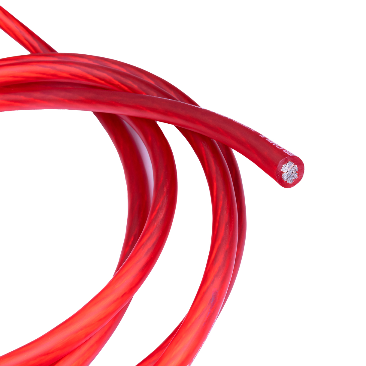 AMP | MASS 4Ga | CCA Extremely flexible СИЛОВОЙ кабель алюм. КРАСНЫЙ Бухта 25м цена за БУХТУ | превью 3