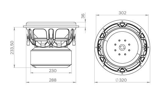 Swat | HLG-P12D2  | 12", 2+2 ом | 5