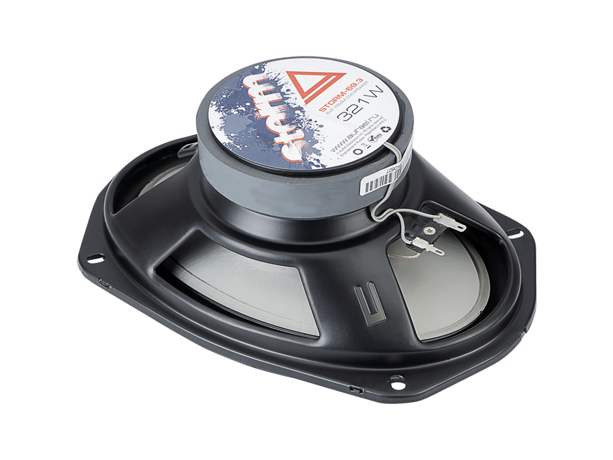 AurA | STORM-69.3 | 6x9", 3-полосные, коакс., ВЧ/СЧ-ШЕЛК, 161/321w, 50Hz - 22kHz, 92db, сетки | 7