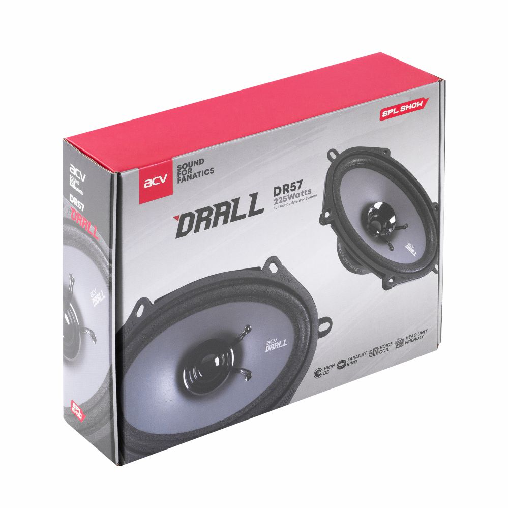 ACV | DR57 DRALL | эстрадная акустика " широкополосная/ RMS=60W/3Om/96дБ | 7