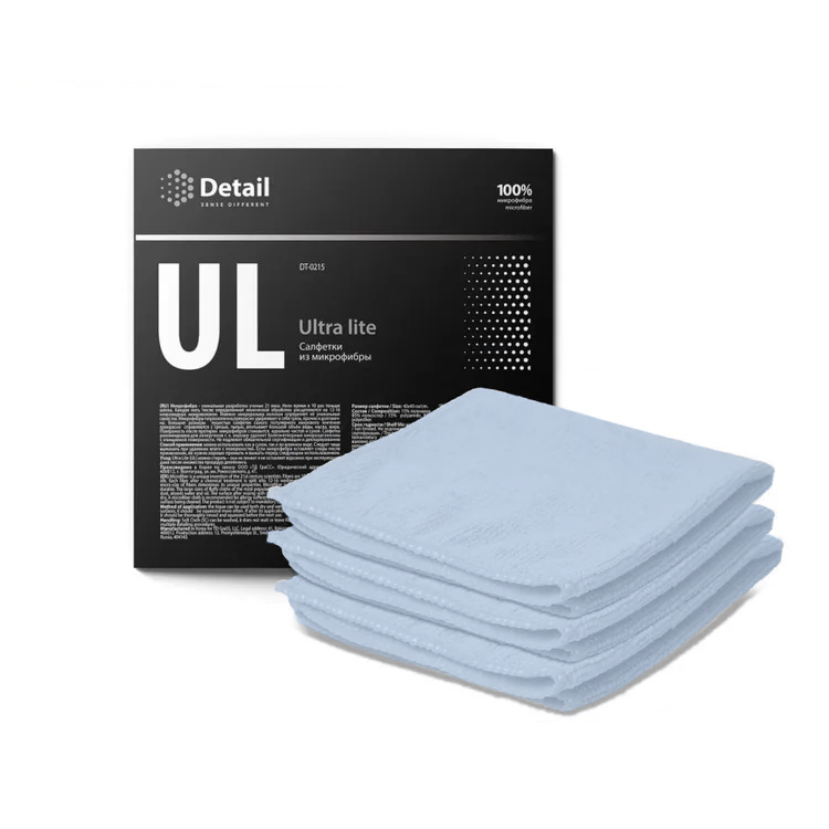 GRASS | Набор салфеток | Набор салфеток из микрофибры для стекол 40х40см (3шт)| превью 1