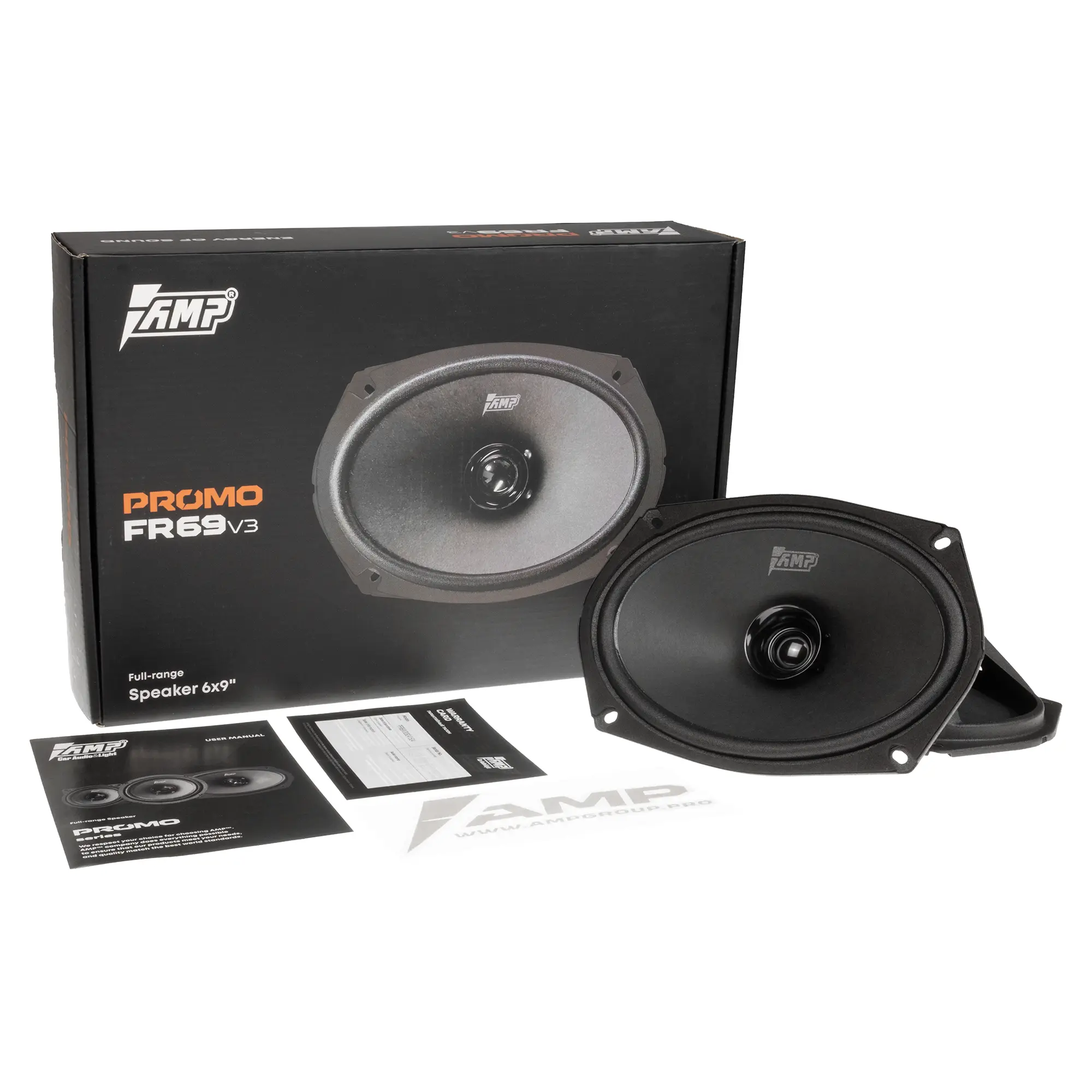 AMP | PROMO FR 69 ver.3 | 6"х9" Эстрадная Широкополосная 50Вт/100Вт. 3 Ом. ПАРА | 7