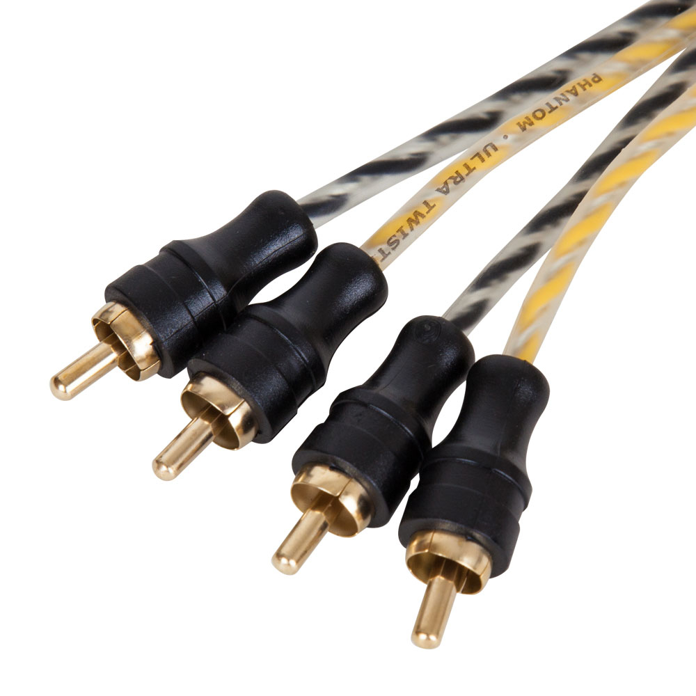 KICX | HRCA45 | RCA-кабель 5 метров, 4 канала, медно-алюминиевый, витая пара | 2