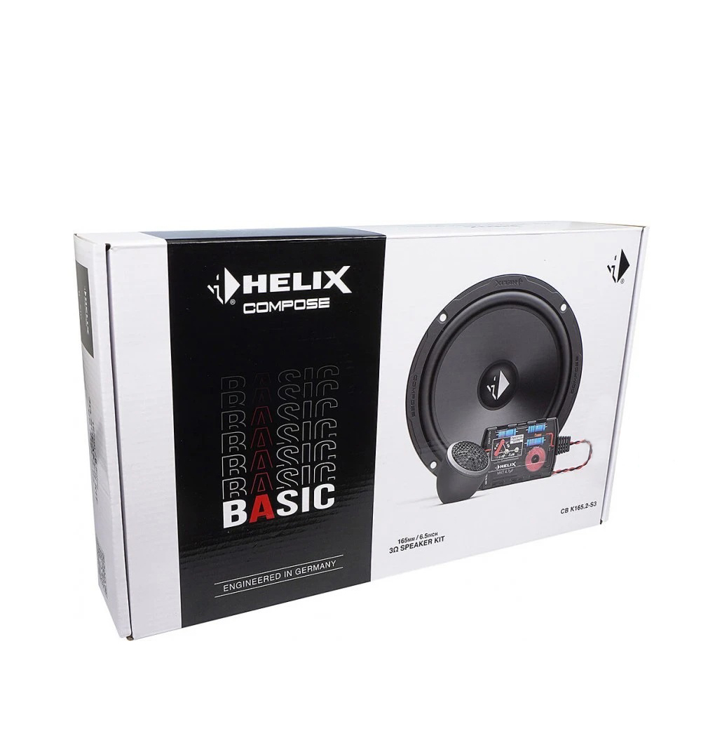 Helix | CB K165.2-S3 | 2-х компонентная, нч/сч, 6.5"20мм, 80/120Watts, 3Om | 9