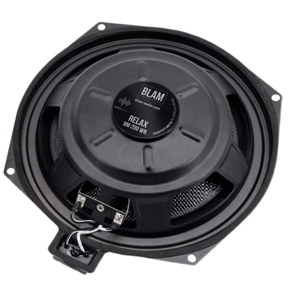 BLAM | BM 200WN | сабвуферный динамик для BMW 8"(20см) 60/120Вт,40Гц-1000Гц 2Ом, 91дБ | 5