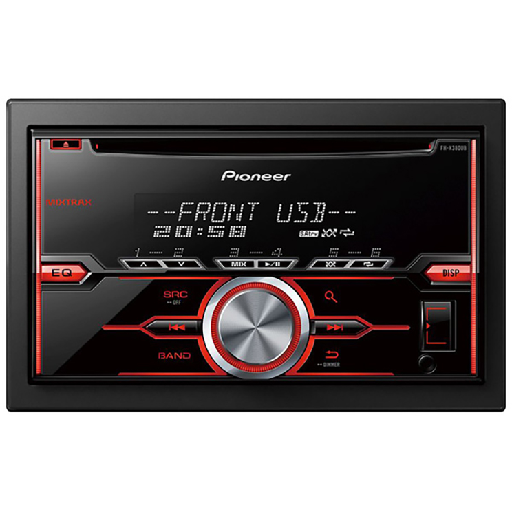 Pioneer | FH-X380UB| CD+MP3+USB 2 DIN 4х50Вт,AUX,MIXTRAX,ASR,2RCA 5-пол экв  | превью 1