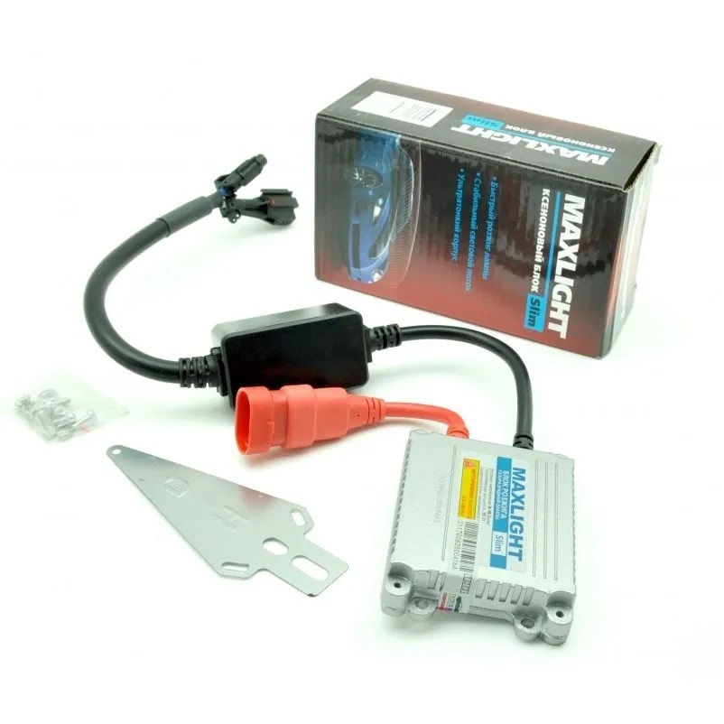 Блок розжига | MaxLight SLIM 9-16V | высоковольтный блок розжига ксеноновой лампы | превью 2