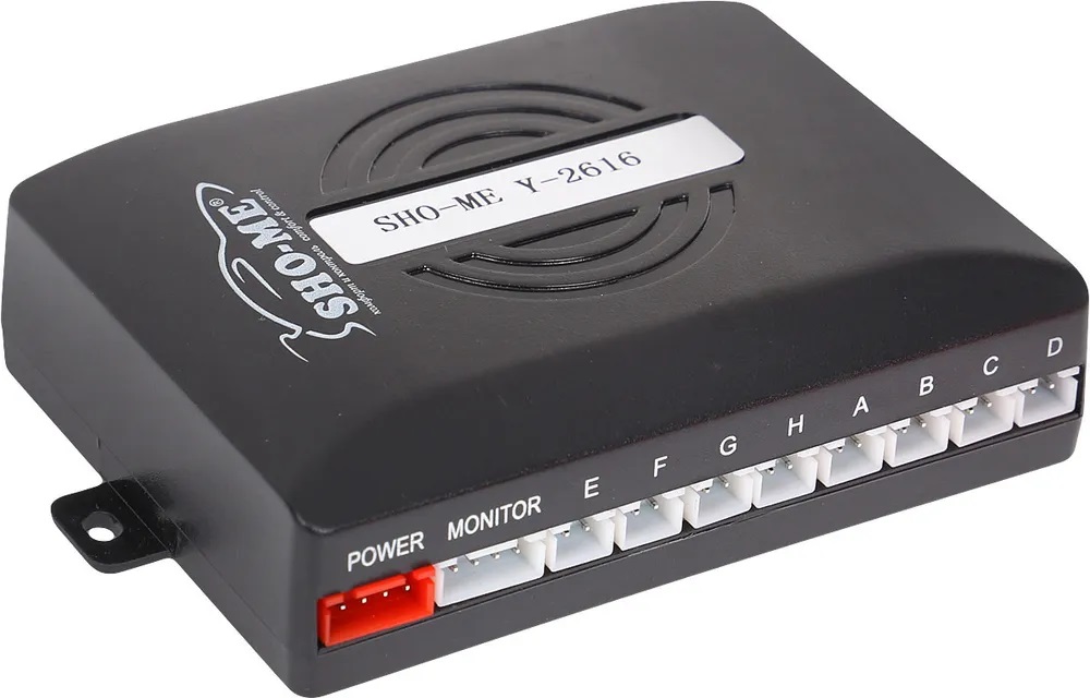 Sho-me | Y-2616N08 Black |8 датчиков цв.диспл.дуга/перех.кольца, 22mm | 2