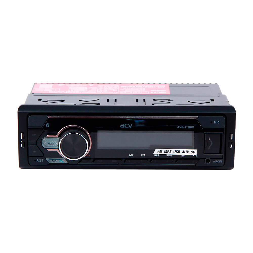 ACV | AVS-912BW | 1din/белая/FM/MP3/USB/BT/SD/FM/4*50/Bluetooth | превью 2