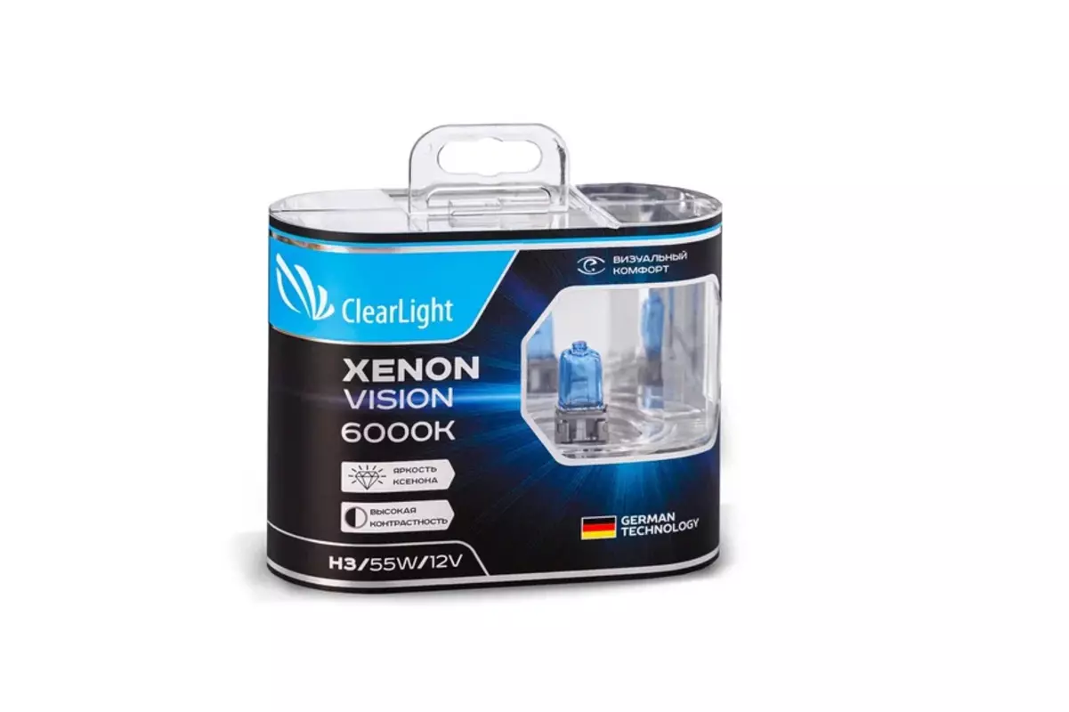ClearLight | XenonVision H3 | 12V-55W Блистер 2 штуки | превью 1