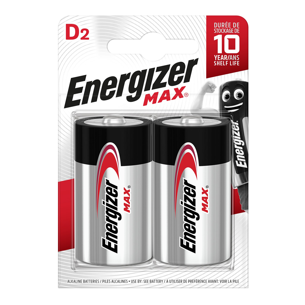 Energizer | LR20 | Батарейка Energizer MAX 2 шт. ЦЕНА за 2 шт. | превью 1