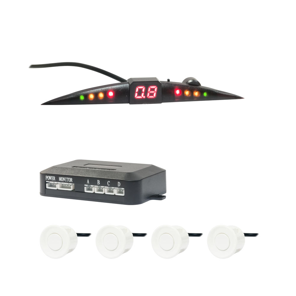 Swat | PT-114W | К-т датчиков парковки, 4 датчика, White, 22mm | превью 1