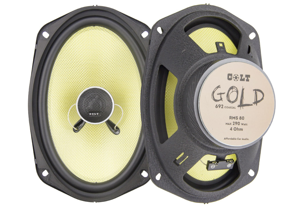 COLT | GOLD 692 coaxial | 16cm, 2-х полосная, коаксиальная, RMS 80Вт, MAX 290Вт. 92 Дб | 3