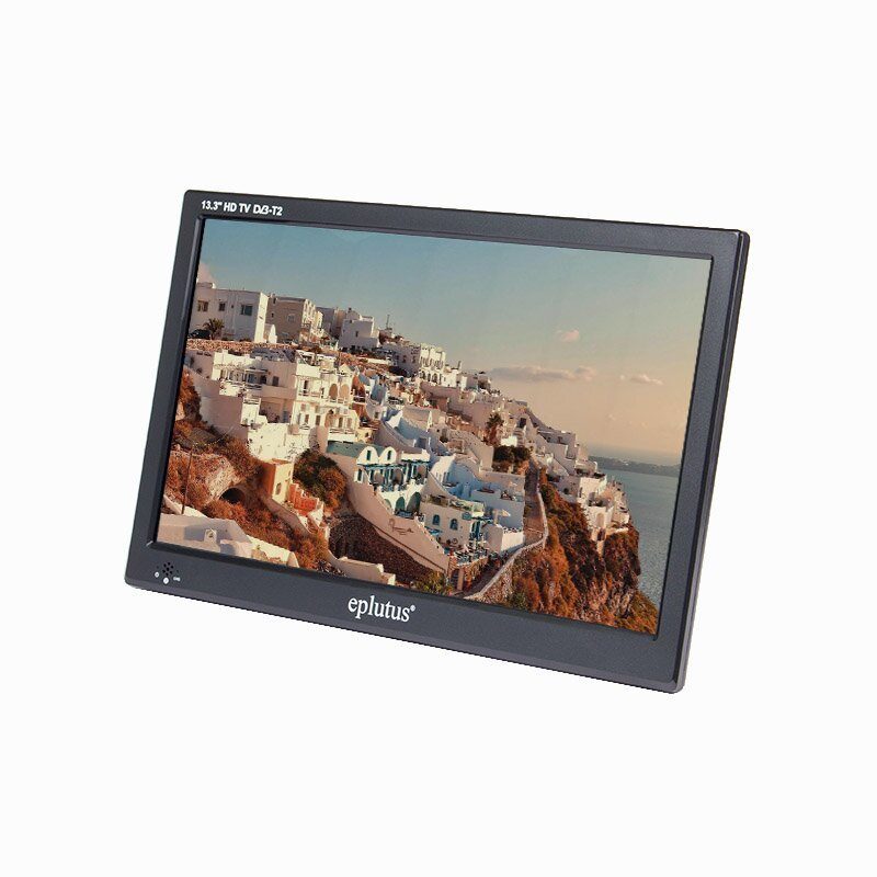 Eplutus | EP-134T Black | 13.3" встроенный DVB-T2, USB, внутренний аккумулятор | 1