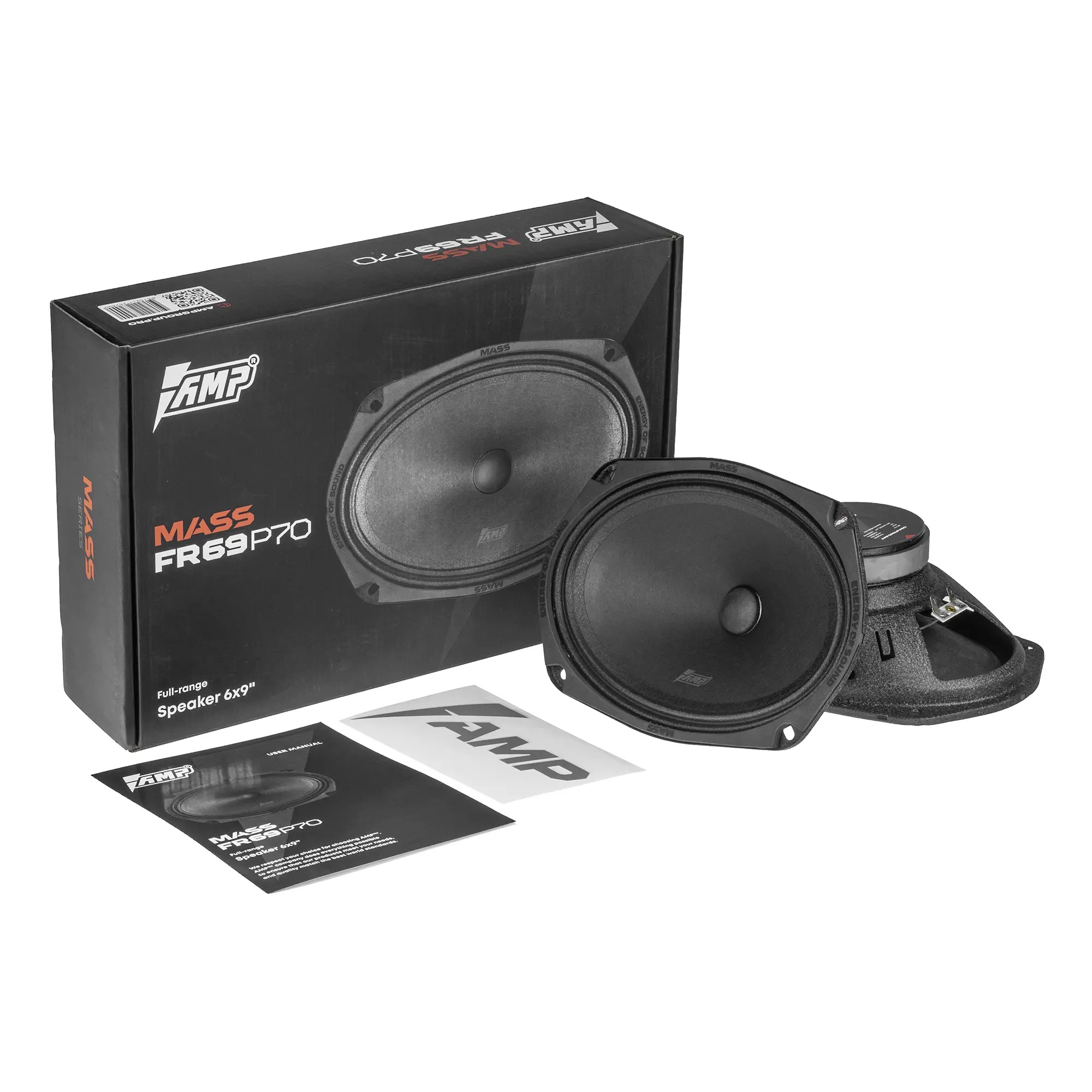 AMP | MASS FR69P70 | 6"x9"  Эстрадная Широкополосная   4 Ом. 2ШТ | 7