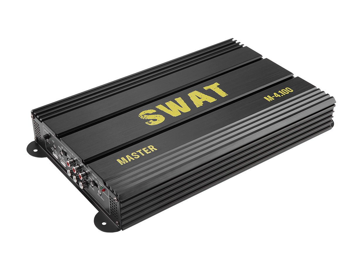 Swat | M-4.100 | 4х100 Вт (4Ом) , 4х135 Вт ( 2 Ом), 2х260 (4 ом), class АВ | превью 1