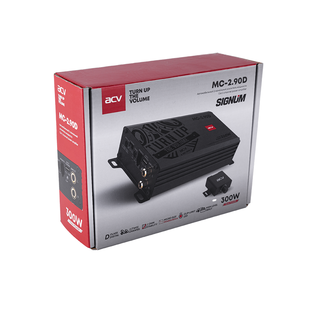 ACV | MC-2.90D | micro 2x90вт Bass Boost пульт, Low-pass | 7