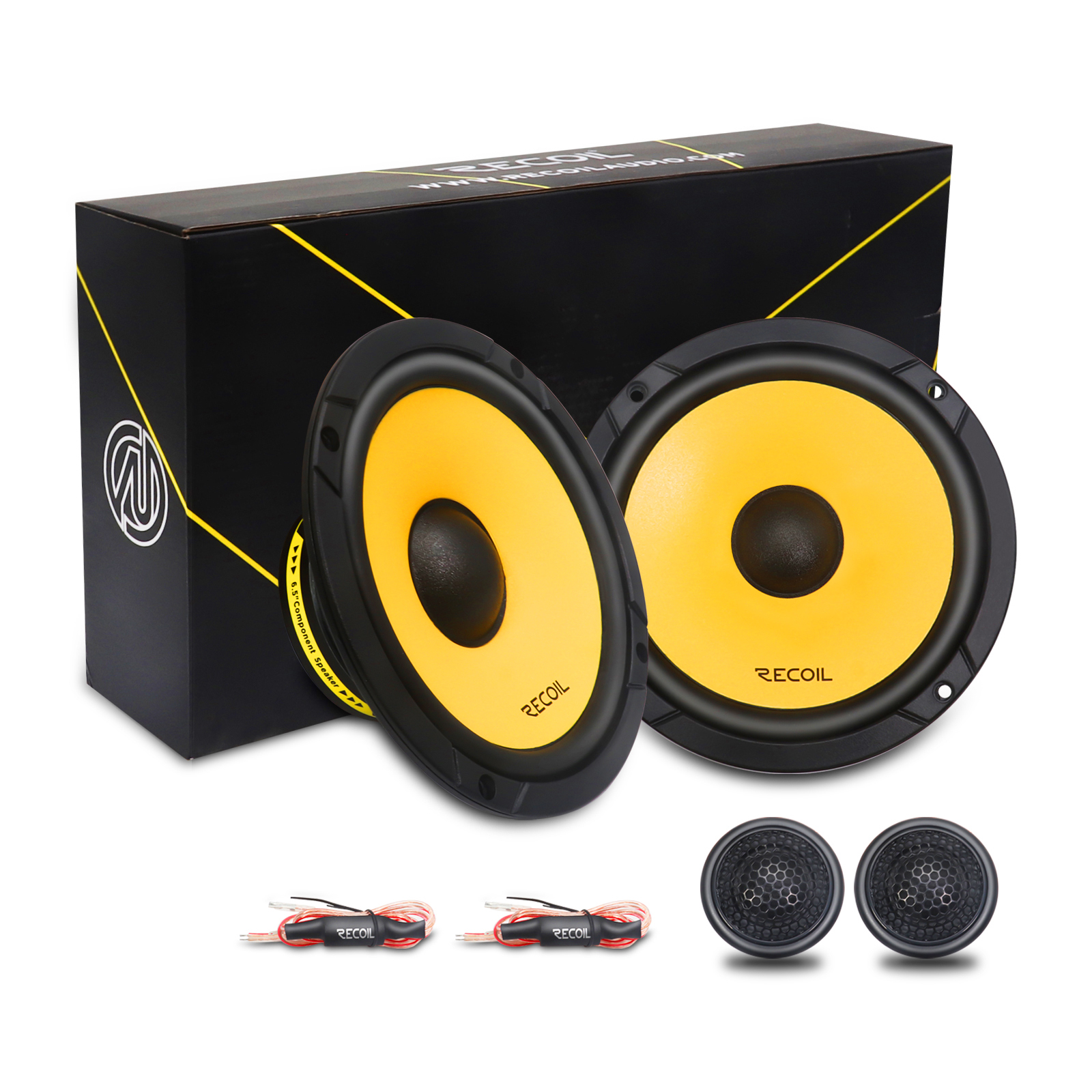 Recoil | RLM65 | комп. акустика, 6.5”(170 mm), 4Ом, 45-20000 Гц,  RMS/Peak -40W/80W  | 6