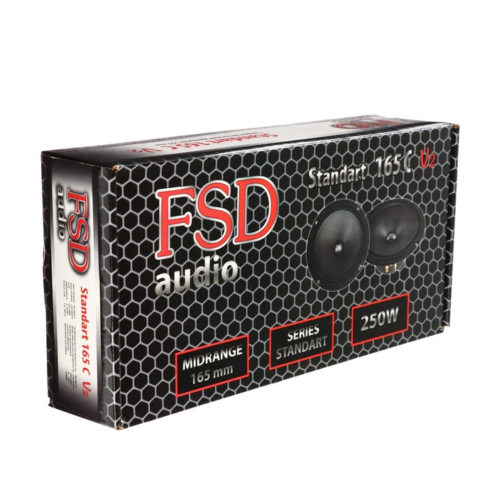 FSD audio | Standart 165C | V2  Мидбас 6.5", 4Om, 80 Вт RMS, 250 Вт MAX, 92.5Дб,  ПАРА | 4