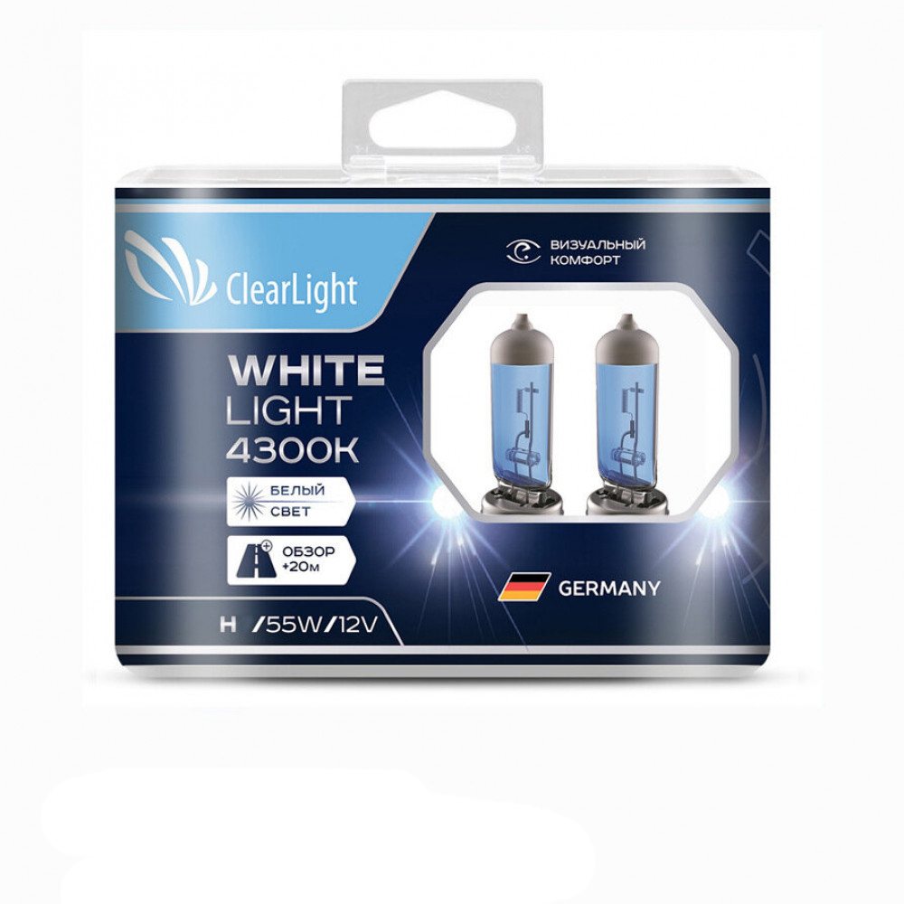 ClearLight | WhiteLight H7 | 12V-55W Блистер 2 штуки | превью 1