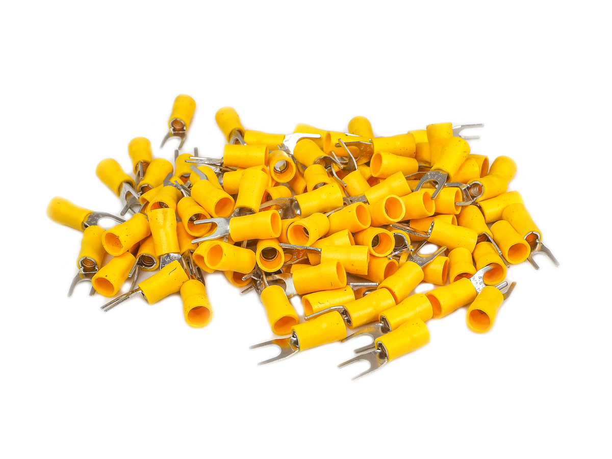 AurA | ATF-6050 | Клемма-вилка, желтая, диаметр кабеля: 4,0 - 6,0 mm, уп. 100шт. | превью 2