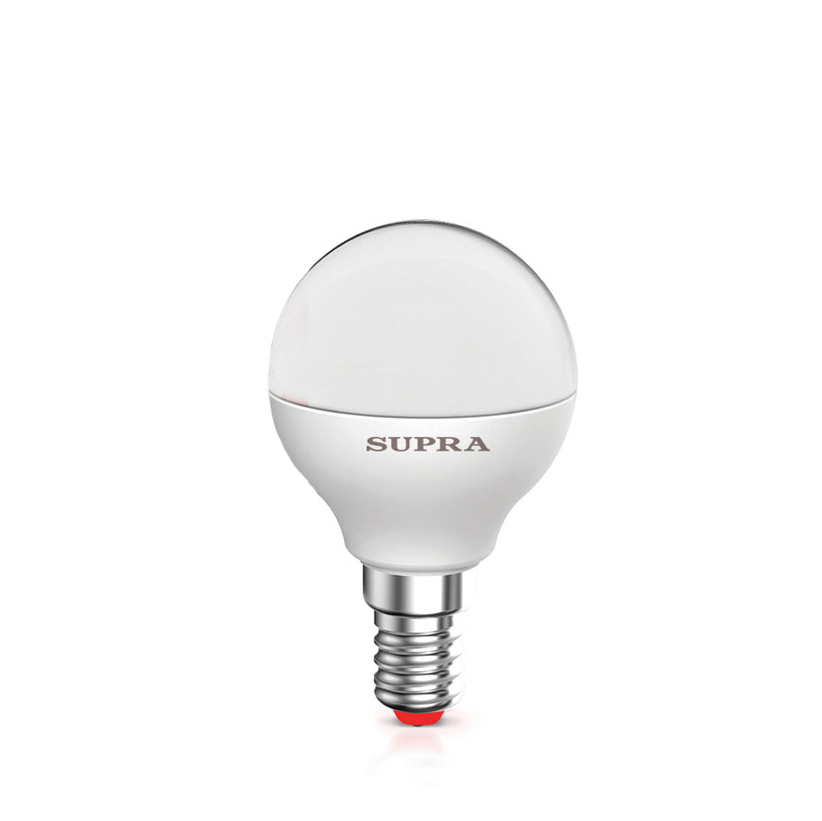 Лампы Supra | SL-LED-PR-P45-7W/4000/E14 | светодиодная лампа Мощность - 7 Вт, Цоколь - Е14, 4000К | превью 2