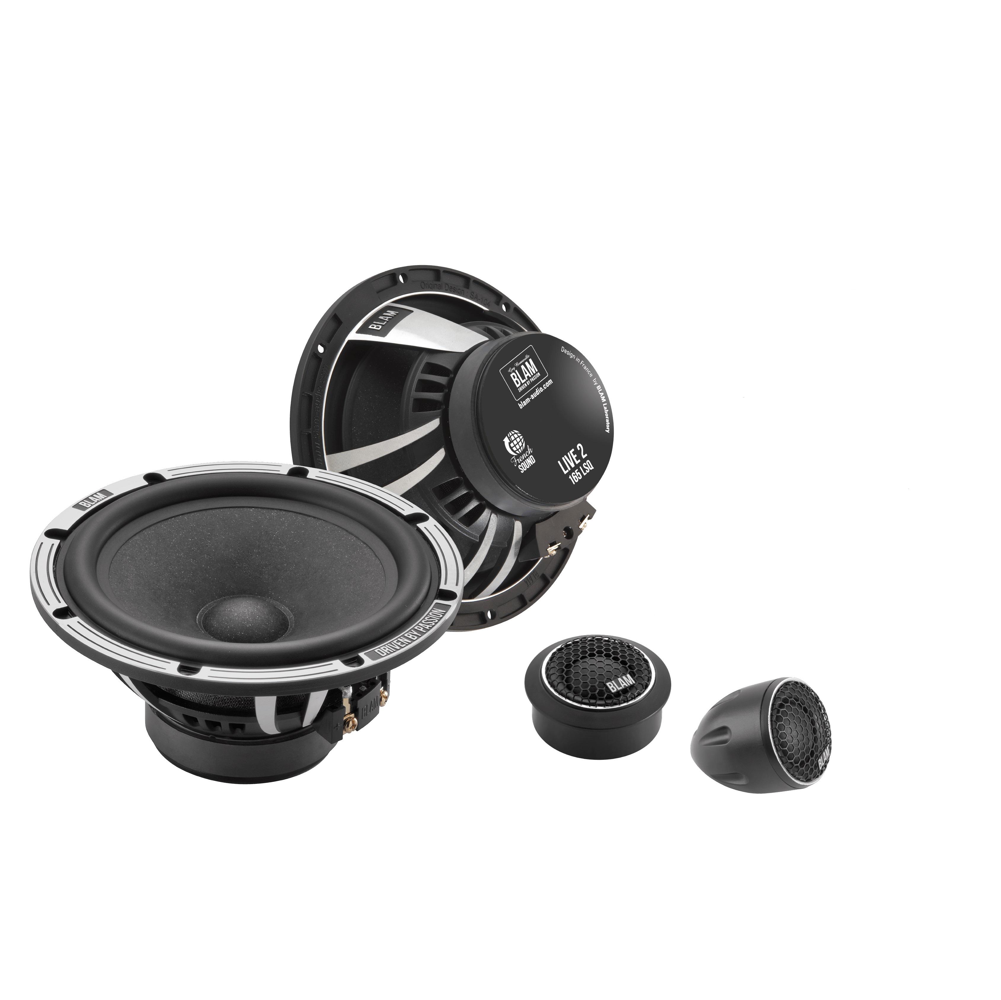 BLAM | 165LSQ ACT | 2-х полос.комп. акуст,6.5"(16см) , 60/120Вт, 74Гц-25кГц,2Ом,93.3 дБ без кросс. | превью 1